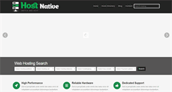 Desktop Screenshot of hostnative.com